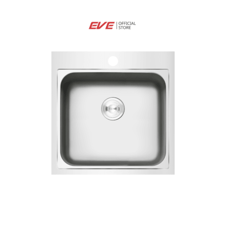 ซิงค์ล้างจานสแตนเลส 1 หลุม EVE EGO 500/500 ขนาด 50 ซม._1